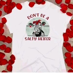 Don't be a salty heifer t-shirt